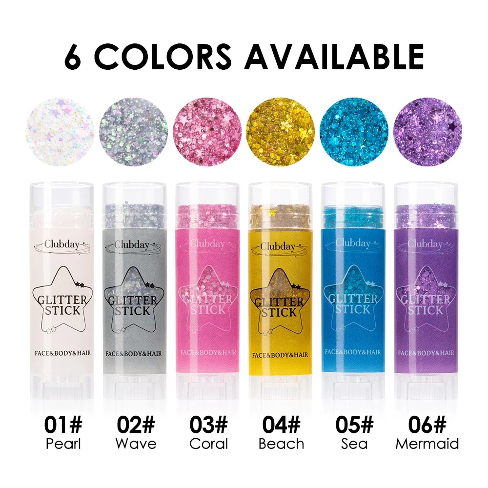 Glitterstift til ansikt og kropp highlighter festivalsminke_voghion.com