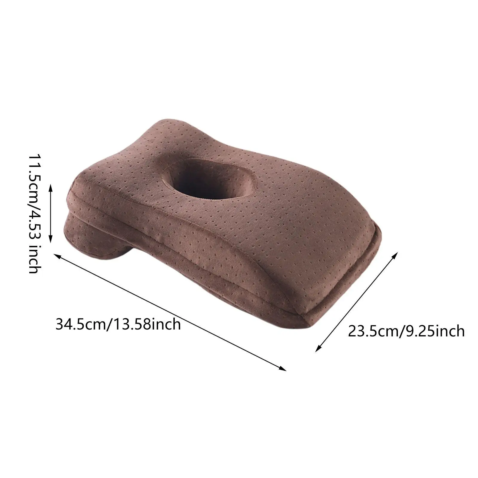 Office Nap Pillow Memory Foam Face Down Sleeping Pillow for Office Airplane