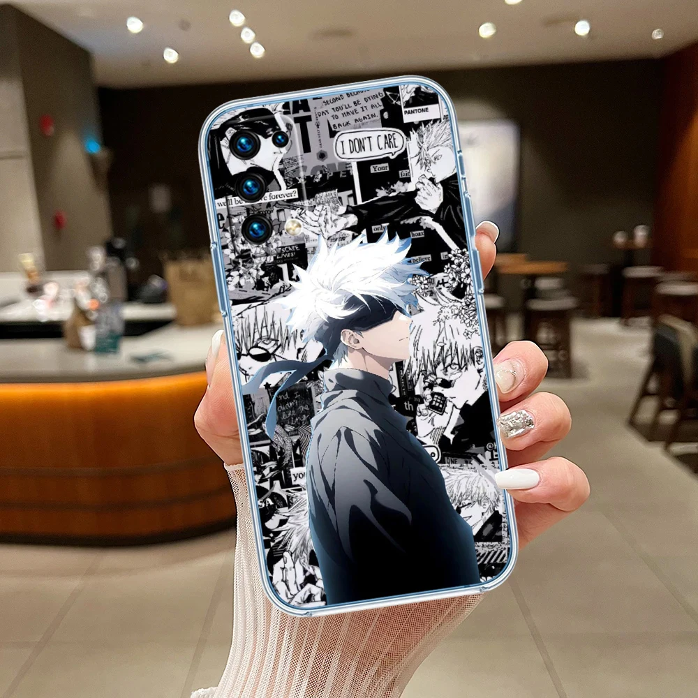 Jujutsu Kaisen Themed Transparent Phone Case