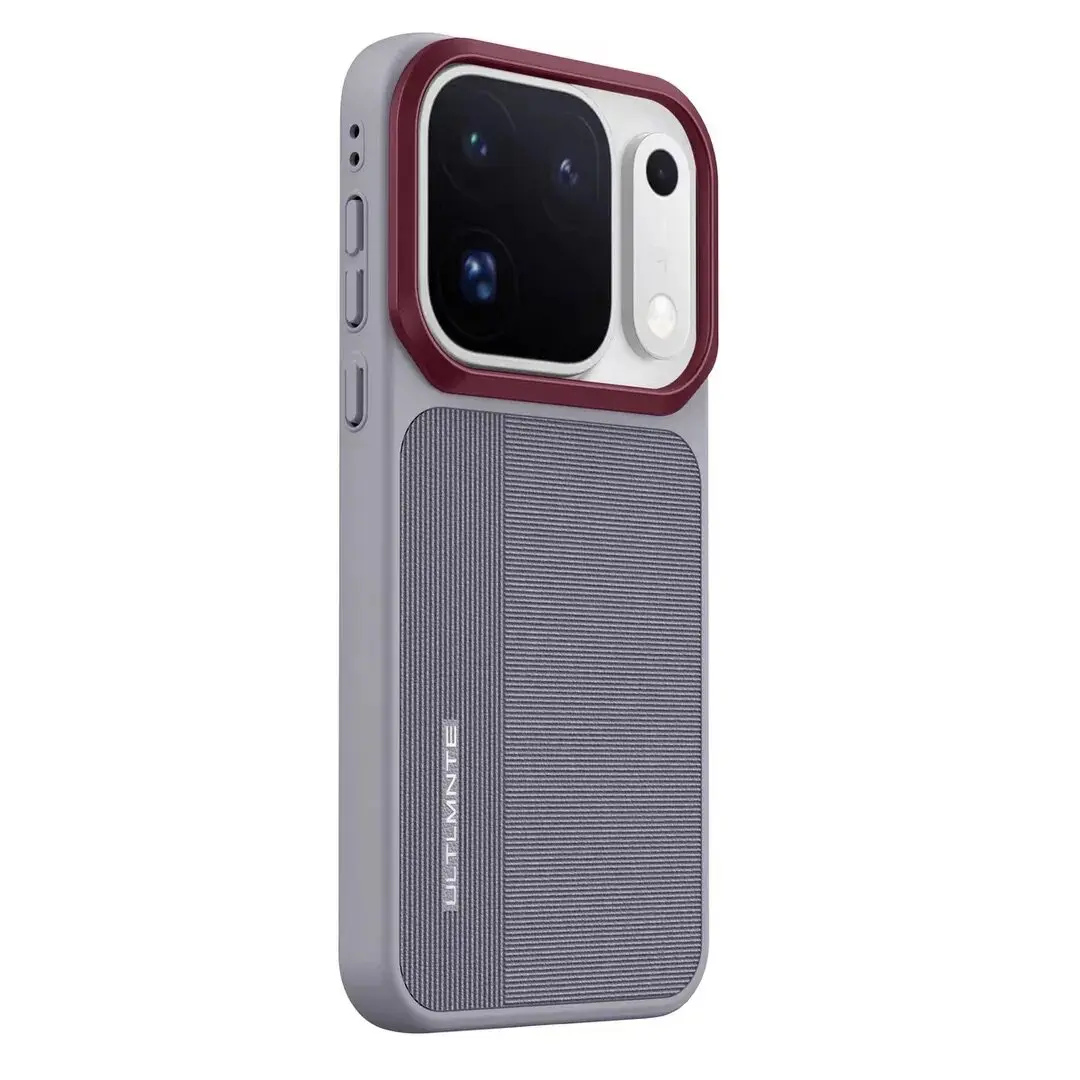 Enhance your device with the Premium Vegan Leather Texture Magnetic Anti-Slip Phone Cover.