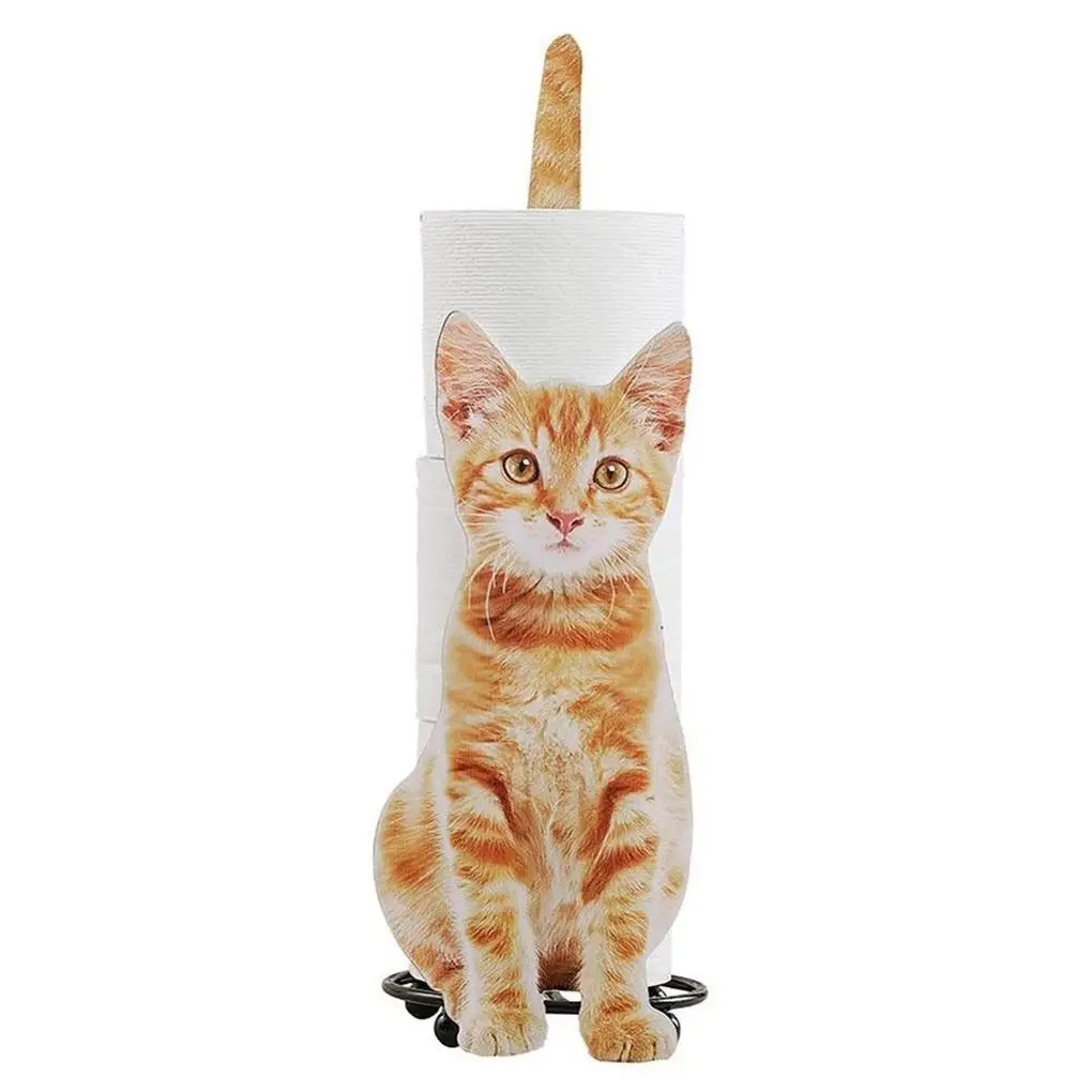 

Paper Towel Holder Convenient Metal Decorative Roll Stand Holders