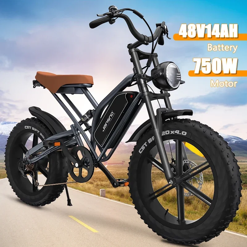 Ebike X50 European stock 1000W motor 48V14AH imported battery 20 inch fat tires mountain off-road city electric bicycle electric bike electric bicycle