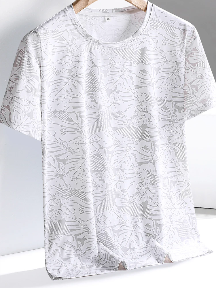 

Plus Size 8xl 7xl 6xl New Summer Gym T-shirts Men Sportswear Breathable Ice Silk Quick Dry Tees Tops Male Casual Fitness Tshirt