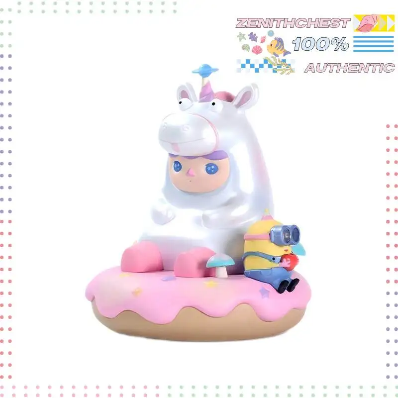 POPMART PUCKY Minions Co-branded Unicorn Hanging Card Figure Delicate Carving Stunning Visual Artwork Stylish Display Customized 1