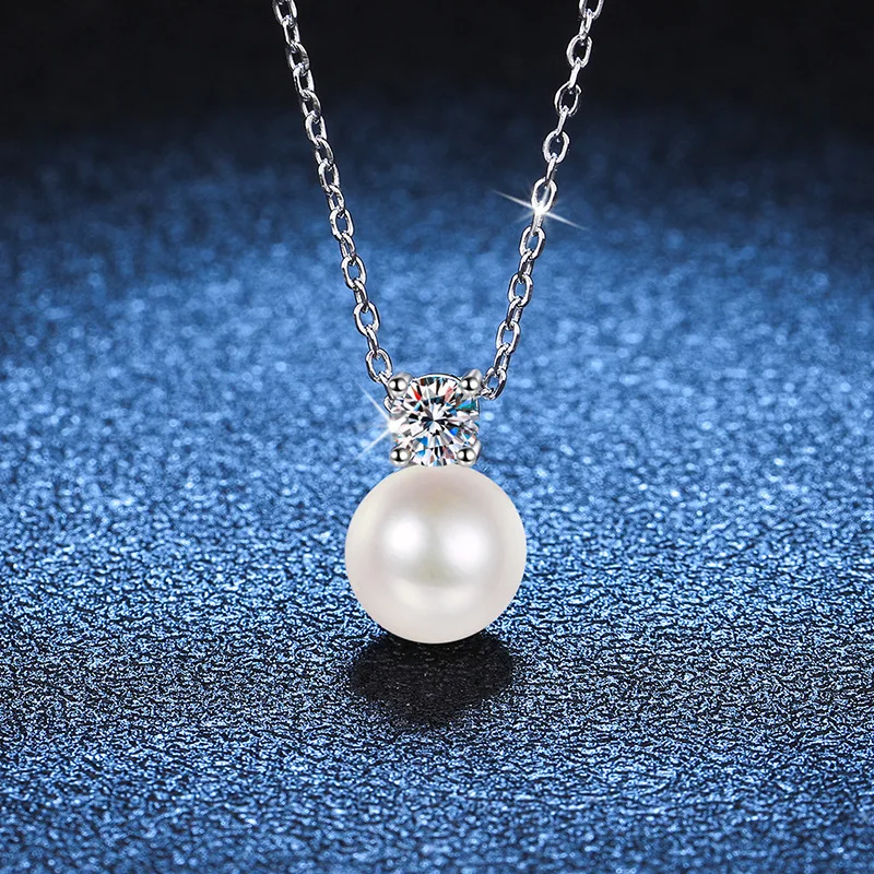 

Simple design sense smart Momulberry pearl pendant necklace female European and American small fresh ornaments suitable for Vale
