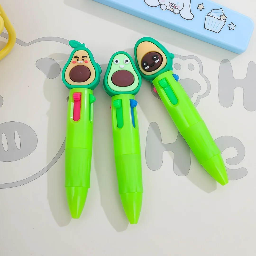Mini Multi-Color Ballpoint Pen Set - Eco-Friendly and Cute Stationery Gift