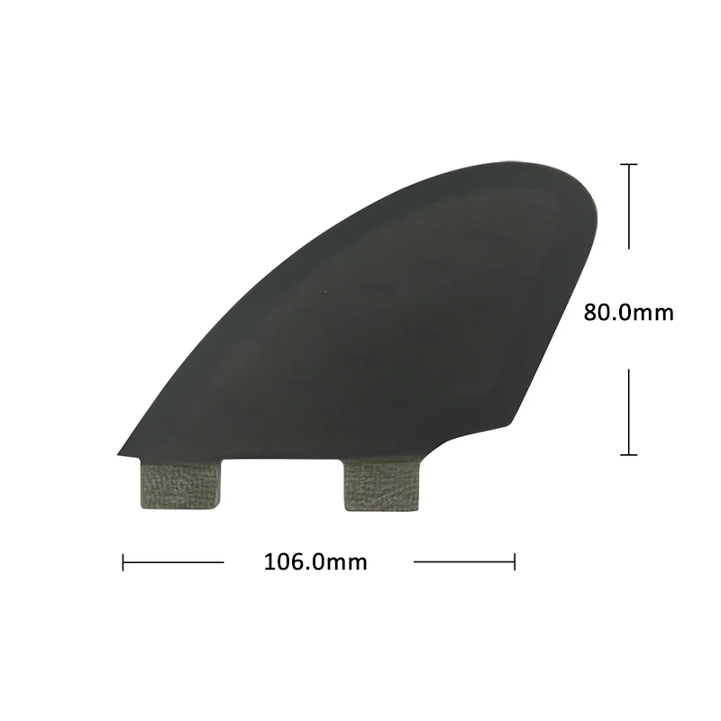 UPSURF FCS Quad Fins Honeycomb Fiber Surfboard Fins Twin Rear Fins+Twin Size Twin Tabs 4 Set Top Performance Surf