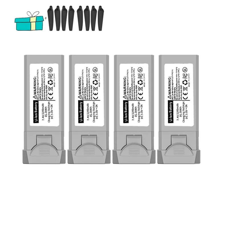 thumbnail interactive-video image 1 of Original L600 Pro Max Battery 7.4V 4500mAh LYZRC Drone Backup Spare 1 of 14