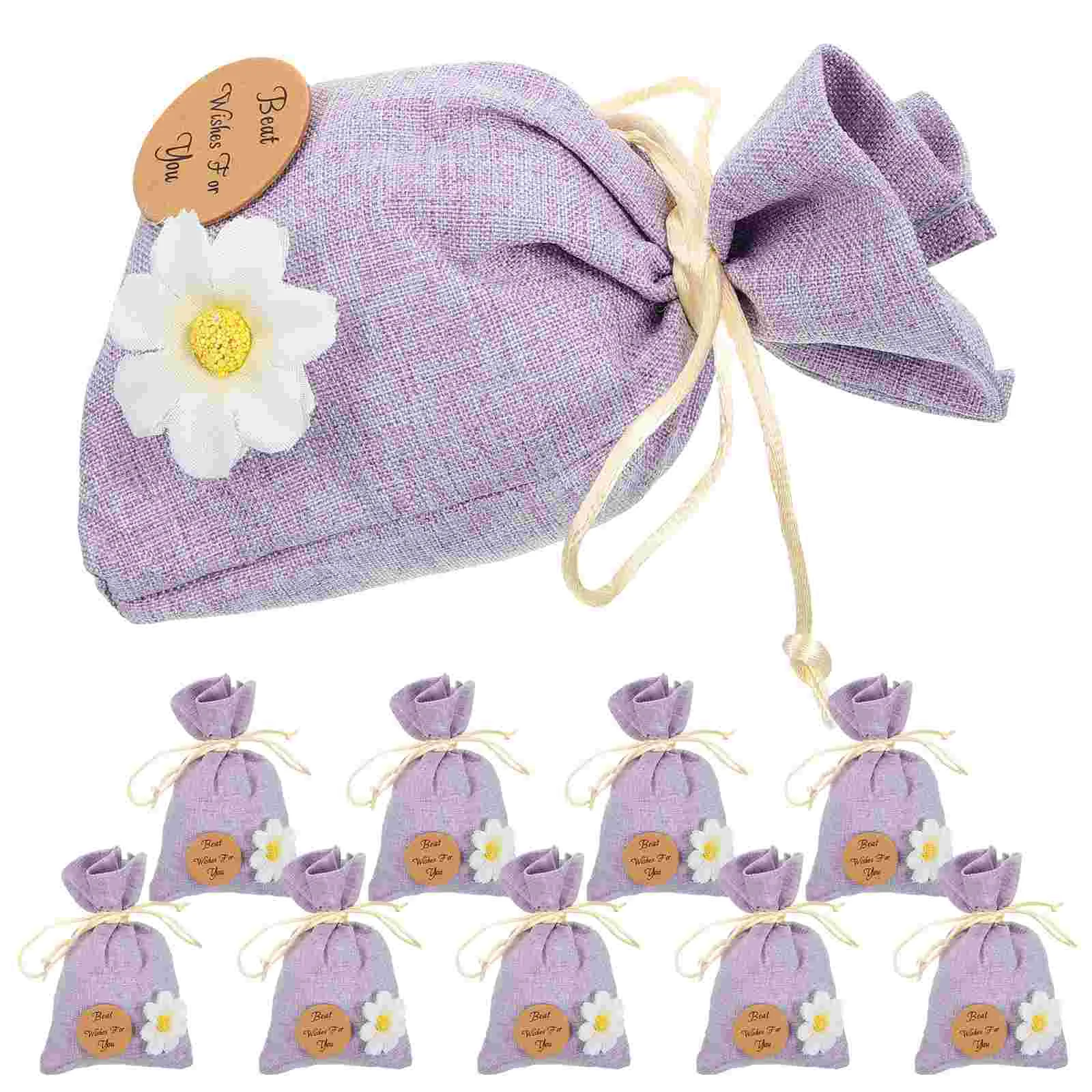 

10 Pcs Lavender Sachet Bag Sachets Gift Bags Empty Fragrance Small Packaging Packing Car