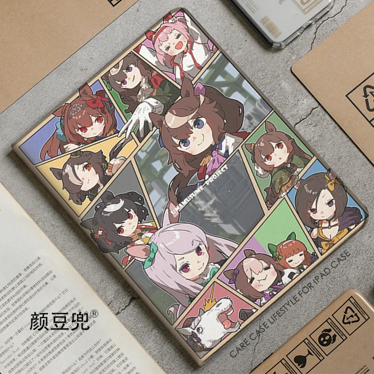 

Pretty Derby Anime ウマ Case For Samsung Galaxy Tab S9Lite 8.7 2021Case SM-T220/T225 Tri-fold stand Cover Galaxy Tab S6lite Tab S8