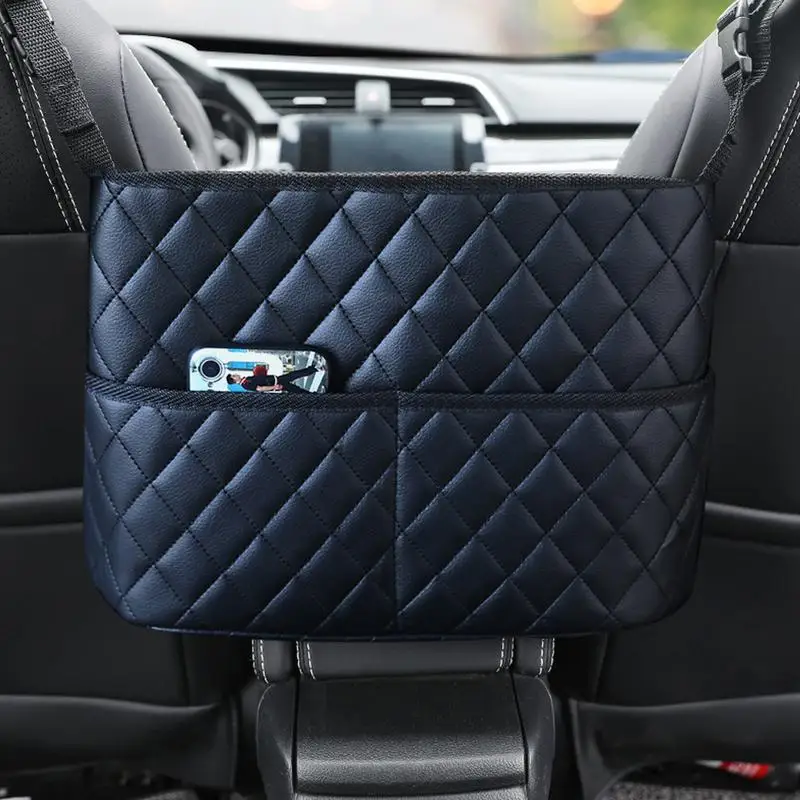 Sac de rangement universel pour siège arrière de voiture, sac de rangement  pour dossier de femme, article suspendu en cuir pour enfant, pochette  intérieure pour chaise d'enfant - AliExpress