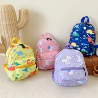 Children Backpack Cartoon Dinosaur Unicorn Pattern Baby Cute Kindergarten Schoolbag Waterproof Kids Bags Boys Girls Backpacks 2