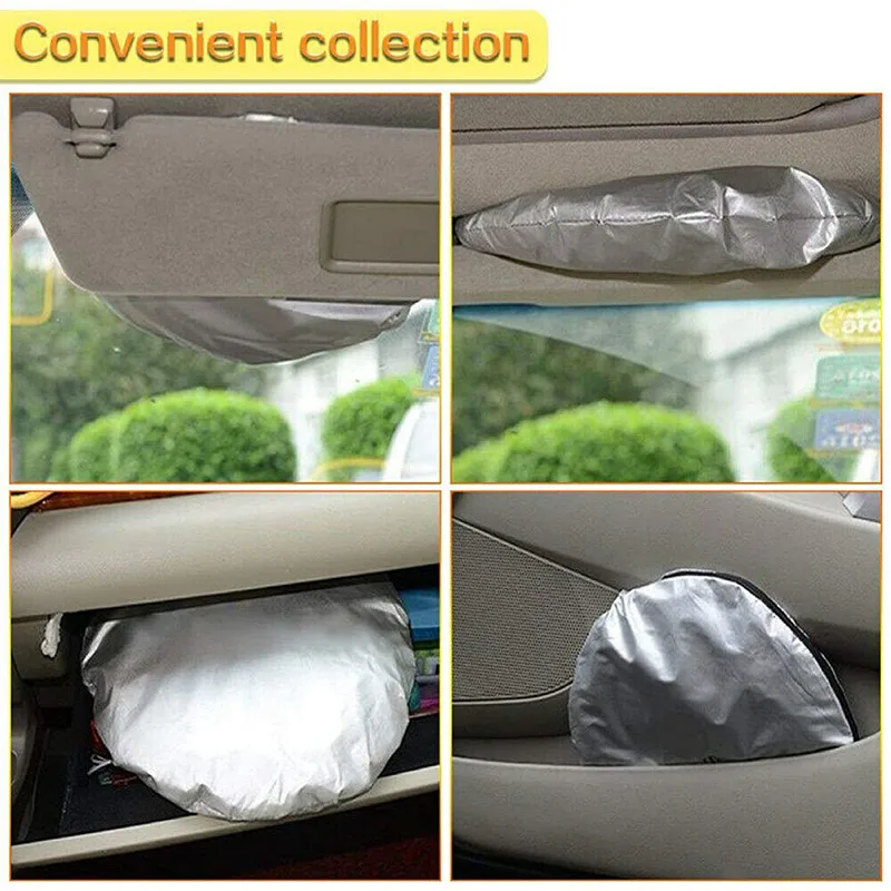 Window Sunshade Car Window Sunshade Car Summer Windshield Sunshades Cover Foldable Sun Shade Sunblind Front Window Sunscreen Sunshade Cooling Cover Anti UV Protect