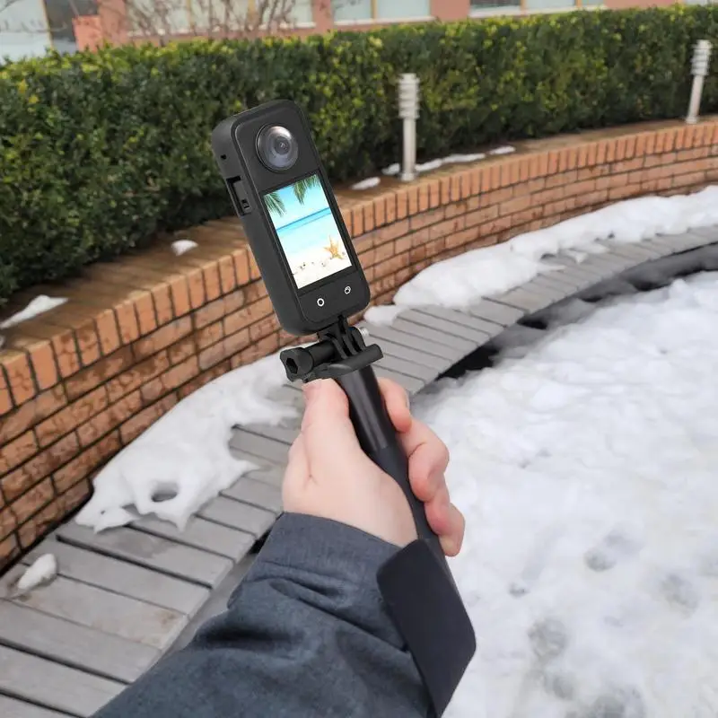Insta 360 X3 파노라마 스포츠 액션 카메라용 오리지널 보호 프레임 케이지, 나사산 구멍 보호 케이스, 보호 프레임