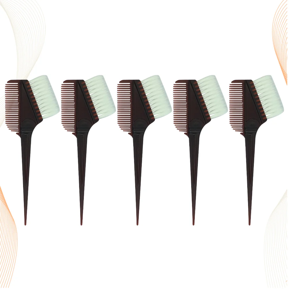 

5/10Pcs Coffee Hair Coloring Kit DIY Hair Color Tint Brush Hair Dye Comb Brush Dye Hair Tool for Barber Hairdresser