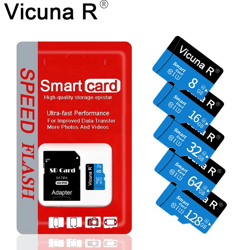 Memory Card 256GB 128GB 64GB Flash Class 10 TF SD Card Micro 512GB 256GB 128GB 64GB 32GB 16GB 8GB SD Card For Smartphone Adapter