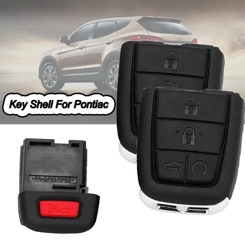 

KEYECU 2pcs/lot 4+1 Button Remote Key Shell Case for Pontiac G8 / Holden VE COMMODORE Omega Berlina Calais SS SV6 HSV GTS