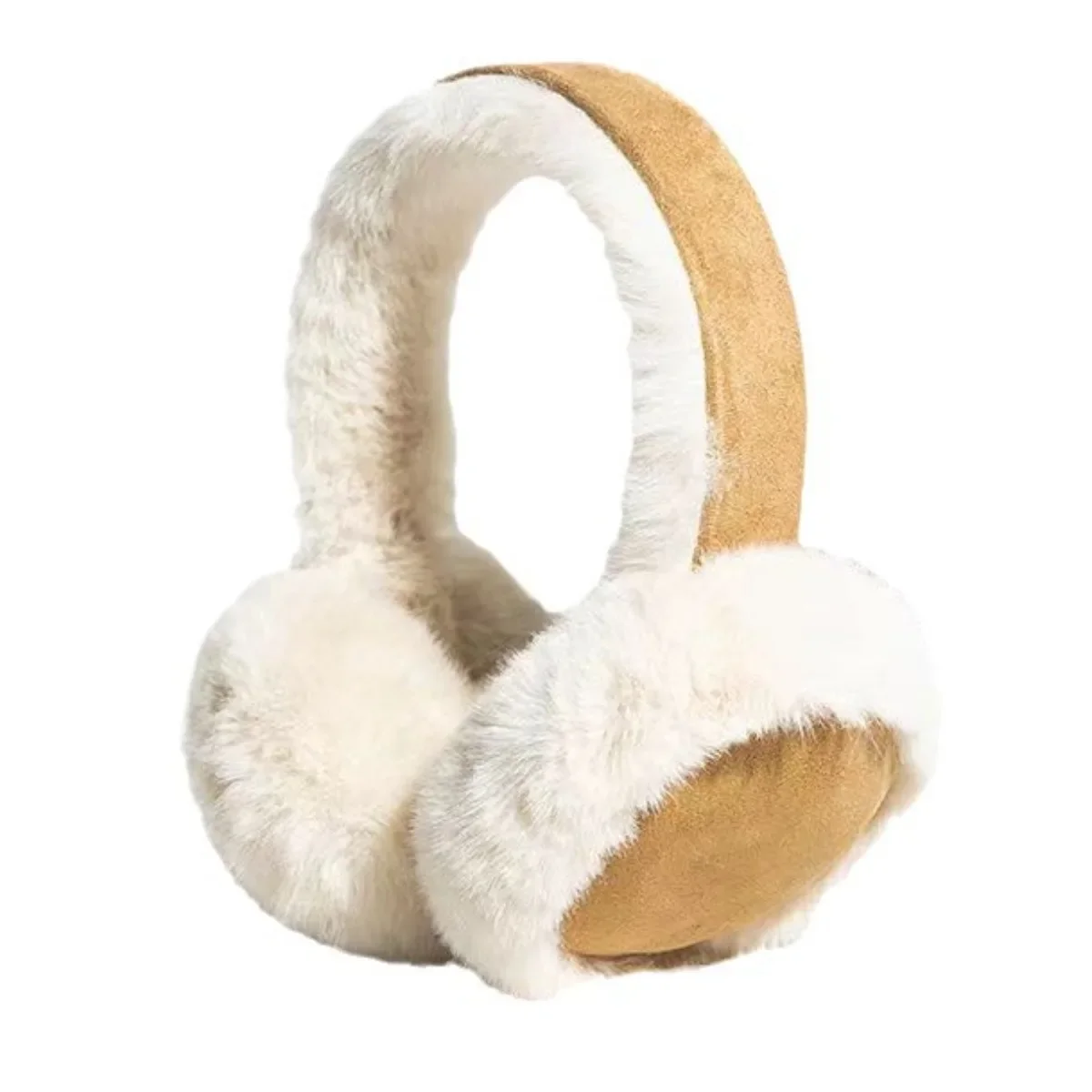 Classic Suede Plush Ear Warmers - Non-Slip Foldable Earmuffs for Men & Women Perfect Gift for Christmas