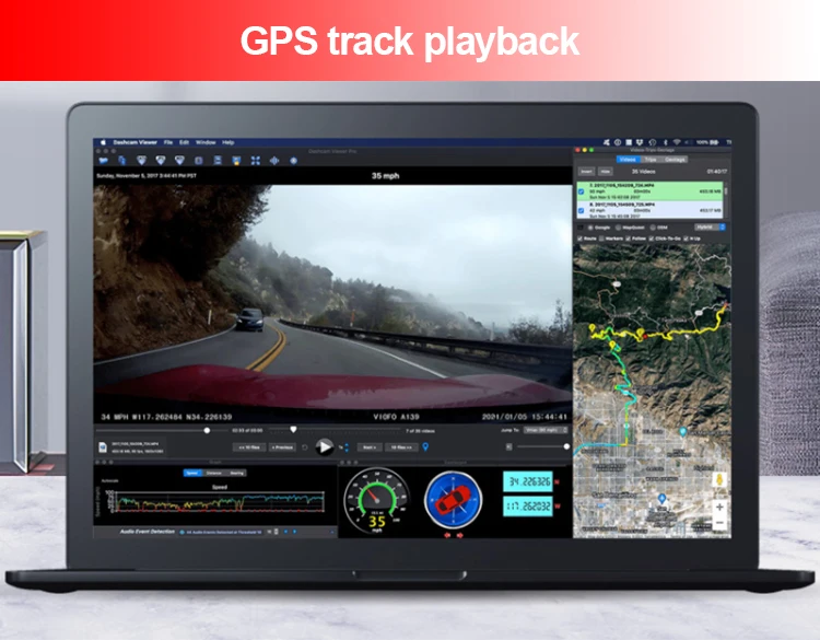 대시 캠 풀 터치 스크린 백미러, 전면 리버스 2 DVR 카메라, 스마트 BSD ADAS 운전 시스템, GPS 트랙 재생, 8.88 인치