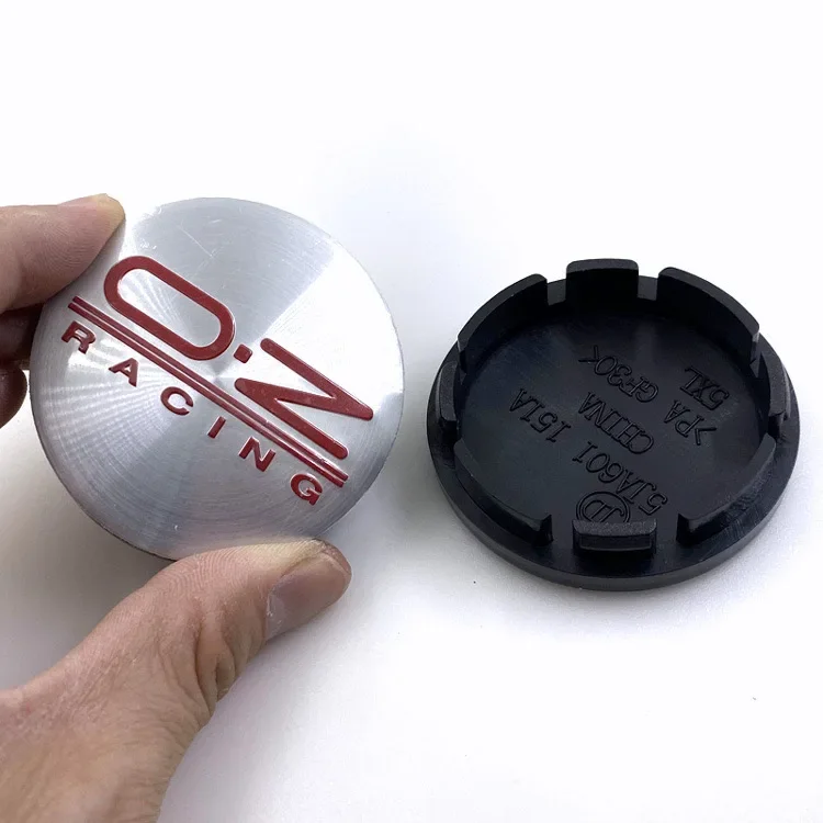 56mm OZ Wheel Hub Center Caps Car Badge Emblem Rim Dust-Proof Cover Auto Replacement Parts Accessories 4pcs
