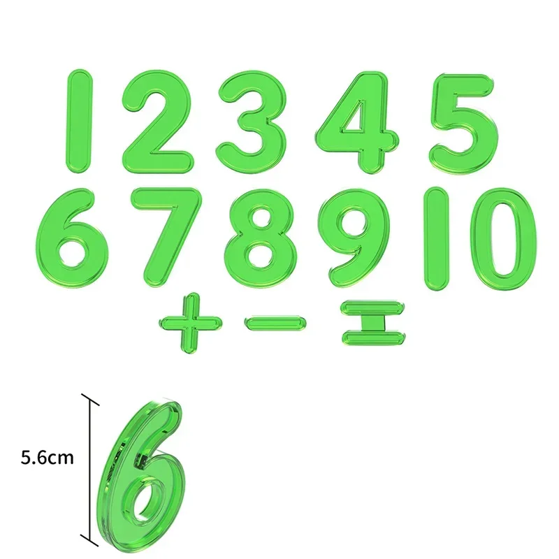 Şeffaf Alfanümerik Yazım Kelime Matematik Oyunu Gökkuşağı Büyük/Küçük Harf İngilizce Harfler Aritmetik Öğrenme Eğitici Oyuncak