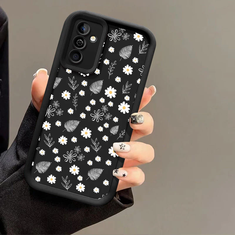 Daisy Flower Silicone Phone Case Cover