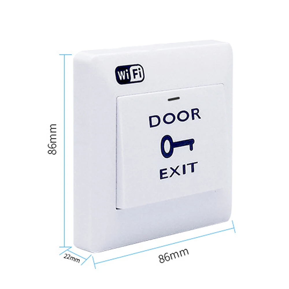 Smart WiFi Door Exit Button with Remote Access and Control