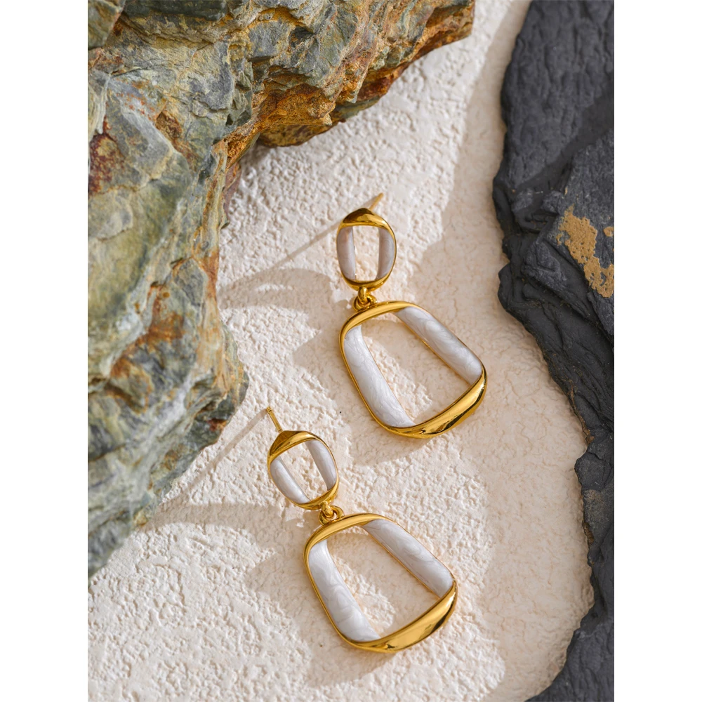 Yhpup Earrings 18K Gold Plated