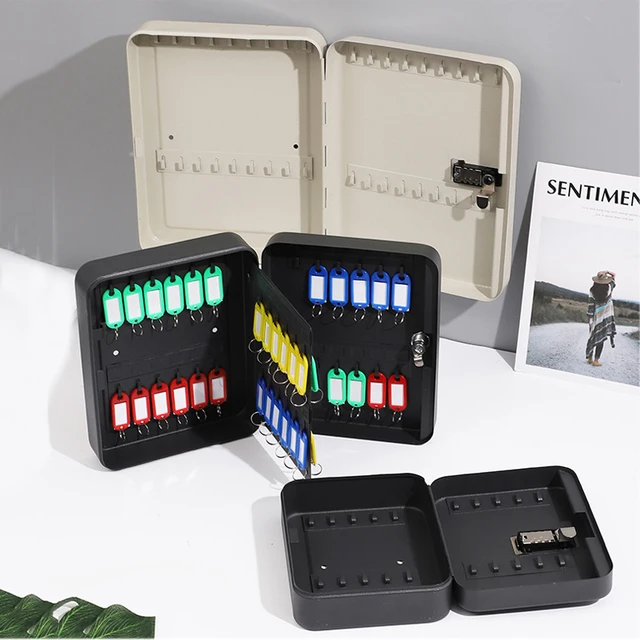 Password Multi Key Lock Box Keys Safe Storage Box Lock Spare Car Keys Organizer Box For Home Office Factory Store Use 2