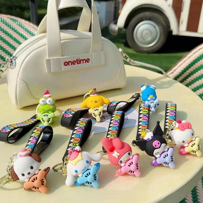 

Kawaii Sanrio Keychain Lovely Pochacco Creative Aircraft Fun Pendant Keychain Pendant Backpack Pendant Christmas Creative Gift