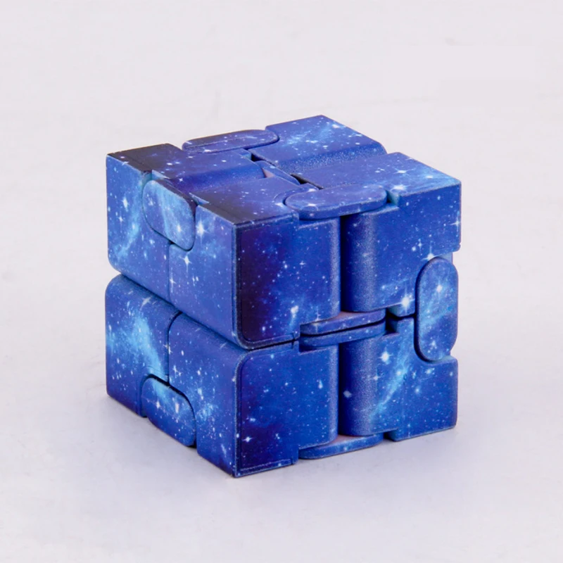 Fidget Toys Starry Sky Infinity Cube Sensory Fidget Toy Autism ADHD Anxiety Stress Reliever Toys Adults Children Decompression Novelty Gift