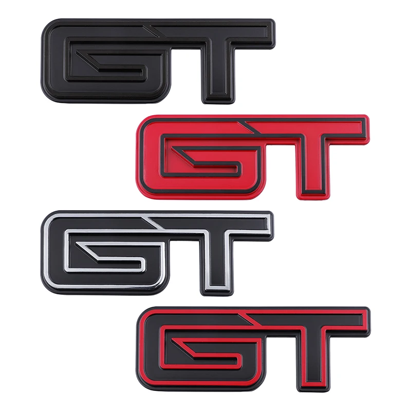 

Car Styling 3D Metal GT Logo Badge Emblem Car Sticker Car Tools Suitable for All Models Decoration Car Accessories Stickers