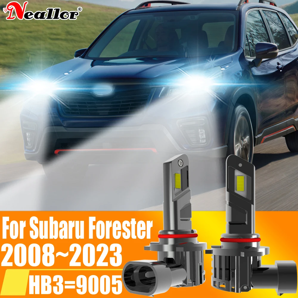 

HB3 9005 светодиодная фара Canbu, автомобильная лампа высокой мощности 6000K, ксеноновая белая фонарь для мотоцикла, Диодная лампа 12 В 55 Вт для Subaru Forester 2008 ~ 2023