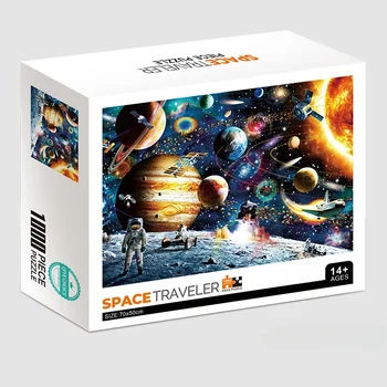 75*50cm 1000pcs Puzzle Difficult Adult World Famous Painting Puzzle Landscape Stress Relief Education Puzzle Toys 1