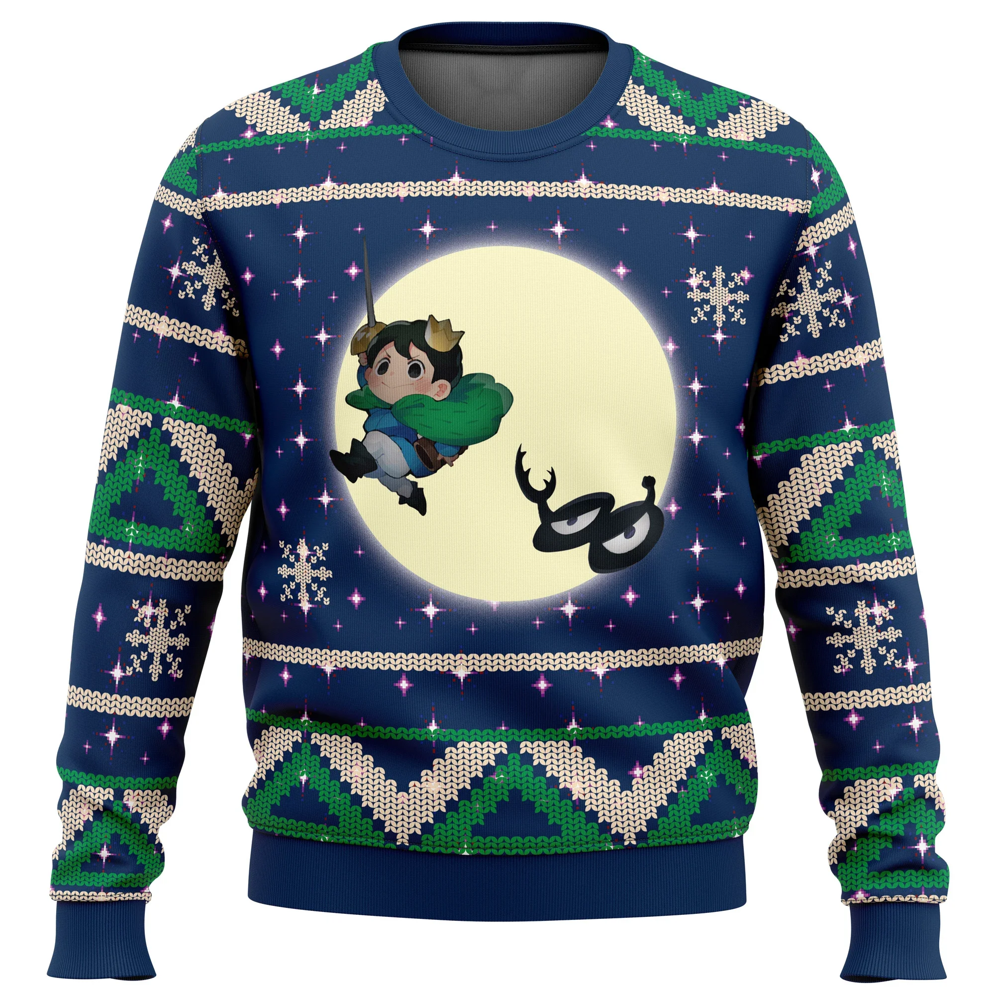 

Top Selling Autumn Bojji And Kage Full Moon Ranking Of Kings Ugly Christmas Sweater Gift Santa Claus Pullover Mens 3D Sweatshirt
