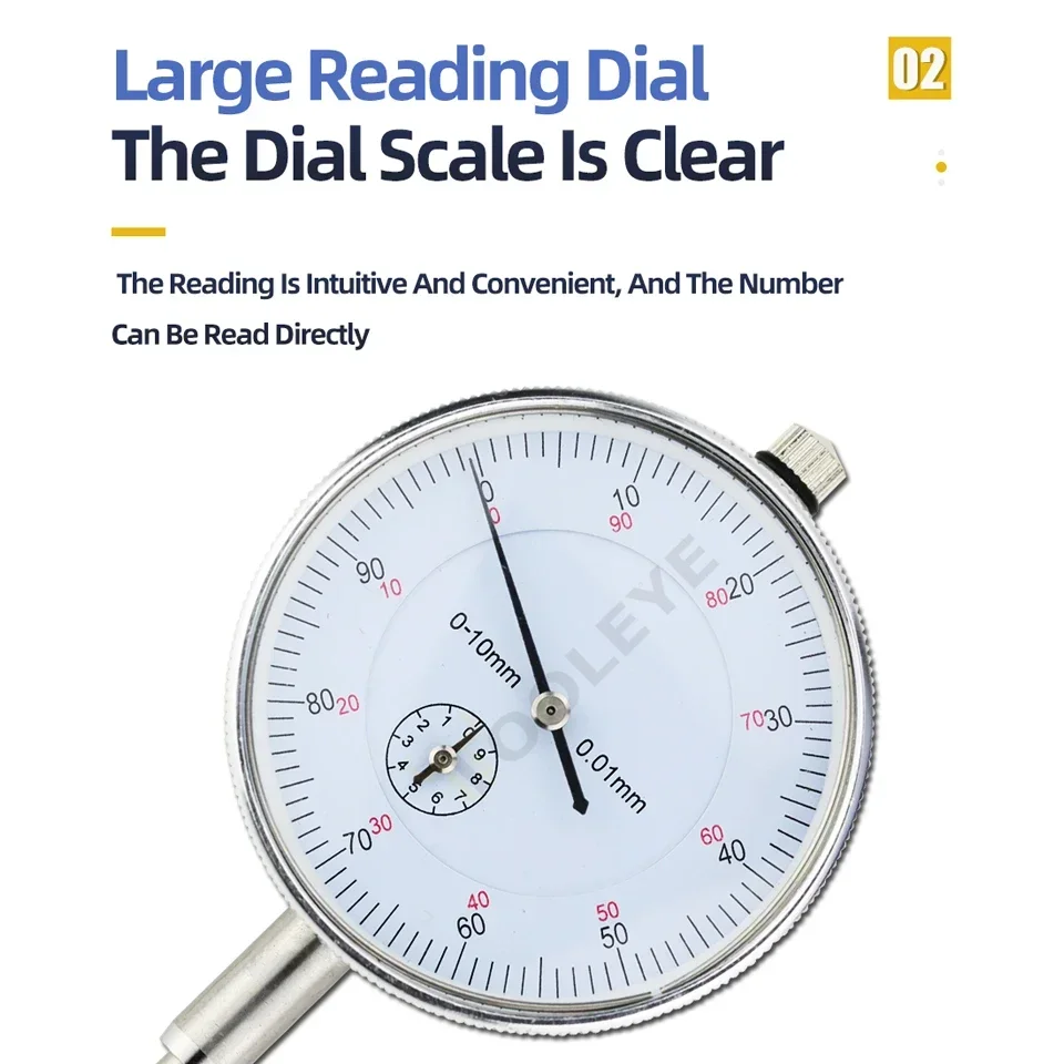 Dial Indicator Magnetic Holder Dial Bore Gauge Magnetic Stand Base Micrometer Measure Tools Hour Type Indicator Comparator Watch dial indicator gauge dial indicator holder dial indicator