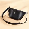 Women’s Waist Pack Genuine Cowhide Leather Large Capacity Simple All-match Crossbody Chest Bag 3
