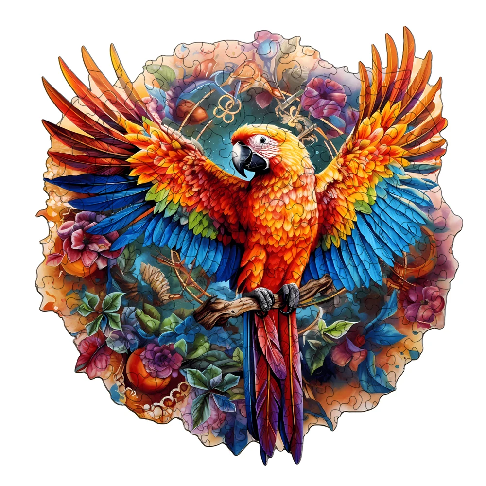 Wooden Puzzle Beautiful Hummingbird - Perfect Home Decoration and Holiday Gifts Creative Puzzle for Adults and Children 2