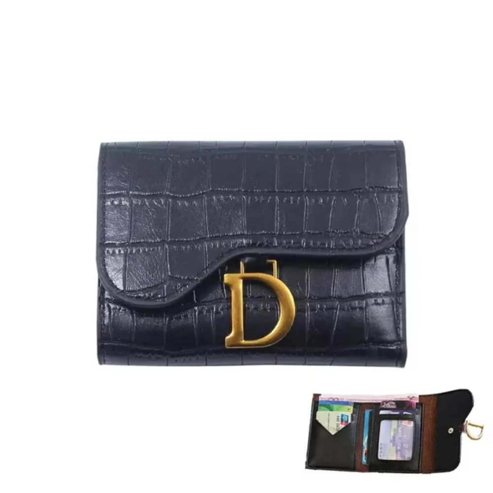 Women Short Wallet Small Fashion Luxury Brand Leather Purse Ladies Card Bag For Women Clutch Female Purse Money Clip Wallet 6