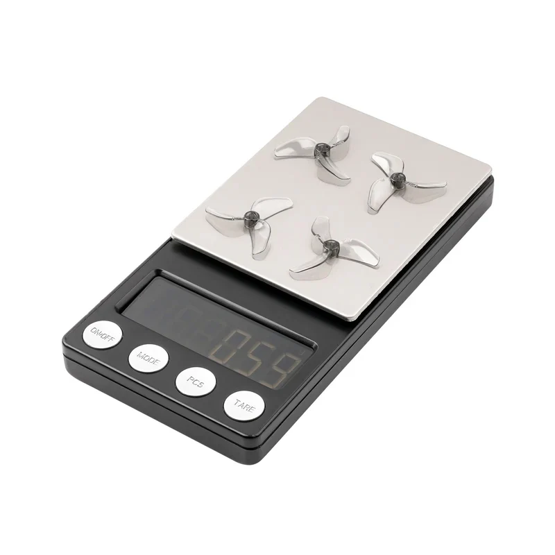 Paquet de 12 hélices Gemfan 1207 31mm 3 pales pour micro drone course, vue d'ensemble