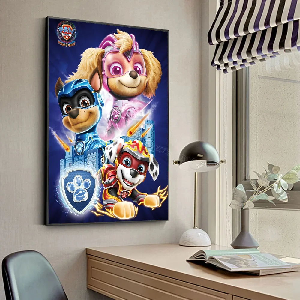 P Paw Patrol Poster HD Posters Home Room Bar Cafe Decor Art Wall Painting Picture