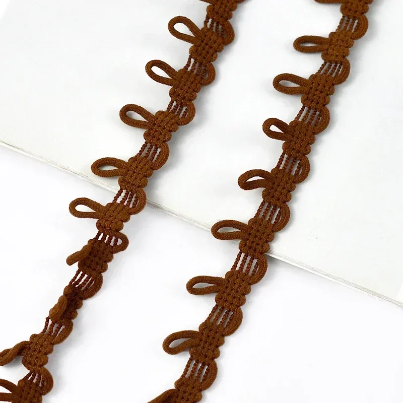 Premium Lace Elastic Band with Button Hole Trim for Stretchable Sewing Projects