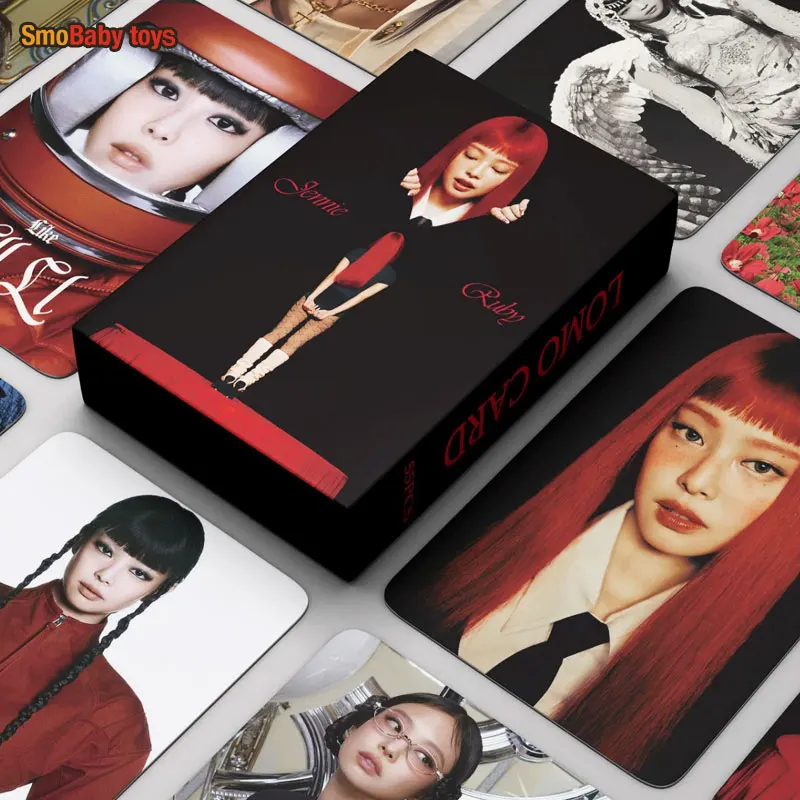 Kpop Born Pink ROSE Number One Girl ROSIE Lomo Card Postcards Photocard 55Pcs/Set for Fans Collection Gifts collectible cards
