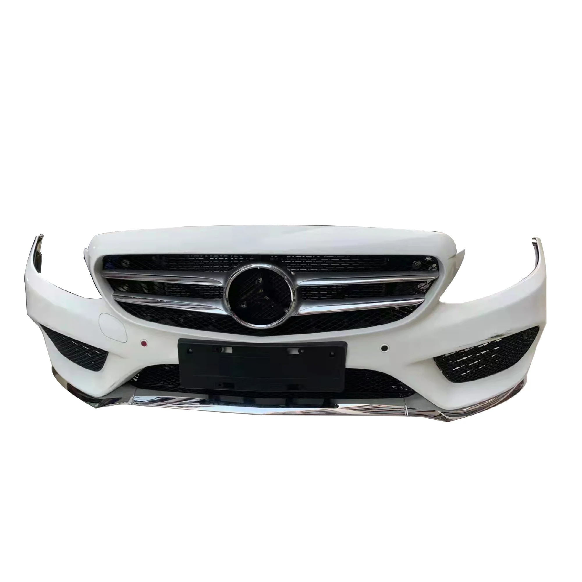 

New product For Mercedes Benz W205 AMG C63 Coupe Body kit C63 Coupe upgraded IMP style front bumper