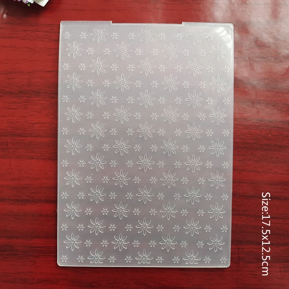 Snowflakes/Christmas Trees/flowers Embossing Folder Transparent Plastic Plates Design for DIY Paper Card Decoration Scrapbooking plastic embossing folder,embossing folder