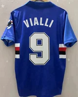 25 New Summer Serie A Sampdoria Vintage Jerseys Football Jerseys Training Jerseys Adult and Children's Football Jerseys 1