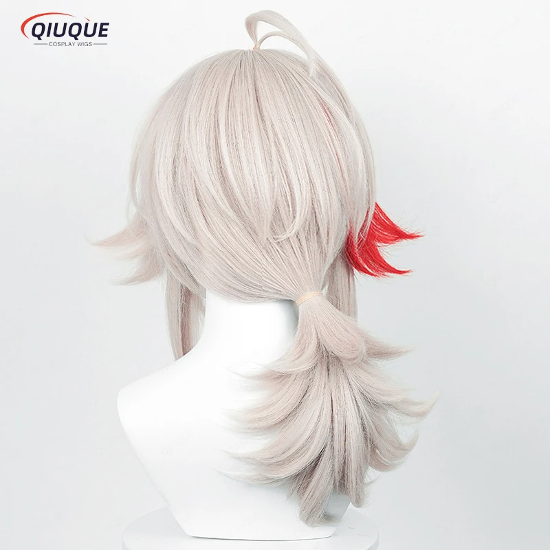 Парик для косплея Kazuha, термостойкий синтетический для косплея казун, искусственные волосы, искусственные волосы, аниме, с сеткой для волос