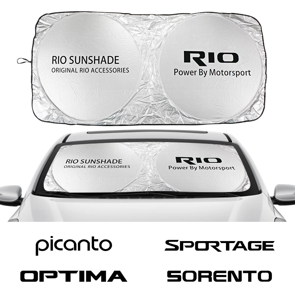 CaoYH Pare-Soleil Pliable Pour Kia Sportage 2010-2015 – Protection UV 99% & Isolation Thermique, Rotatif 360° Facile à Installer