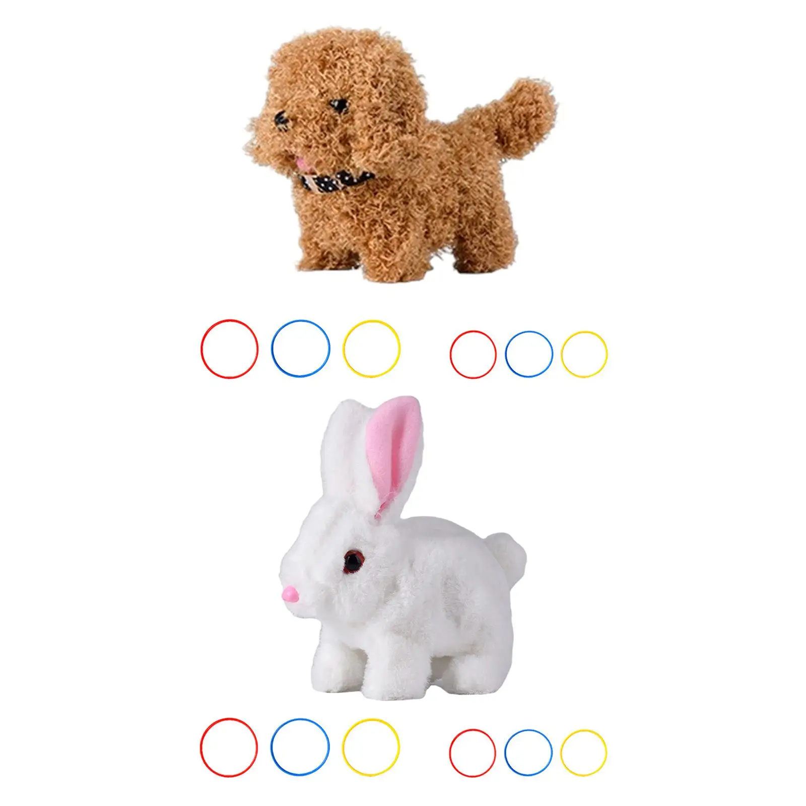 

Electronic Plush Pet Companion Animal Vivid Soft Cute Plush Toy Pet Walk Bark Interactive for Girls Boys Birthday Kids Christmas