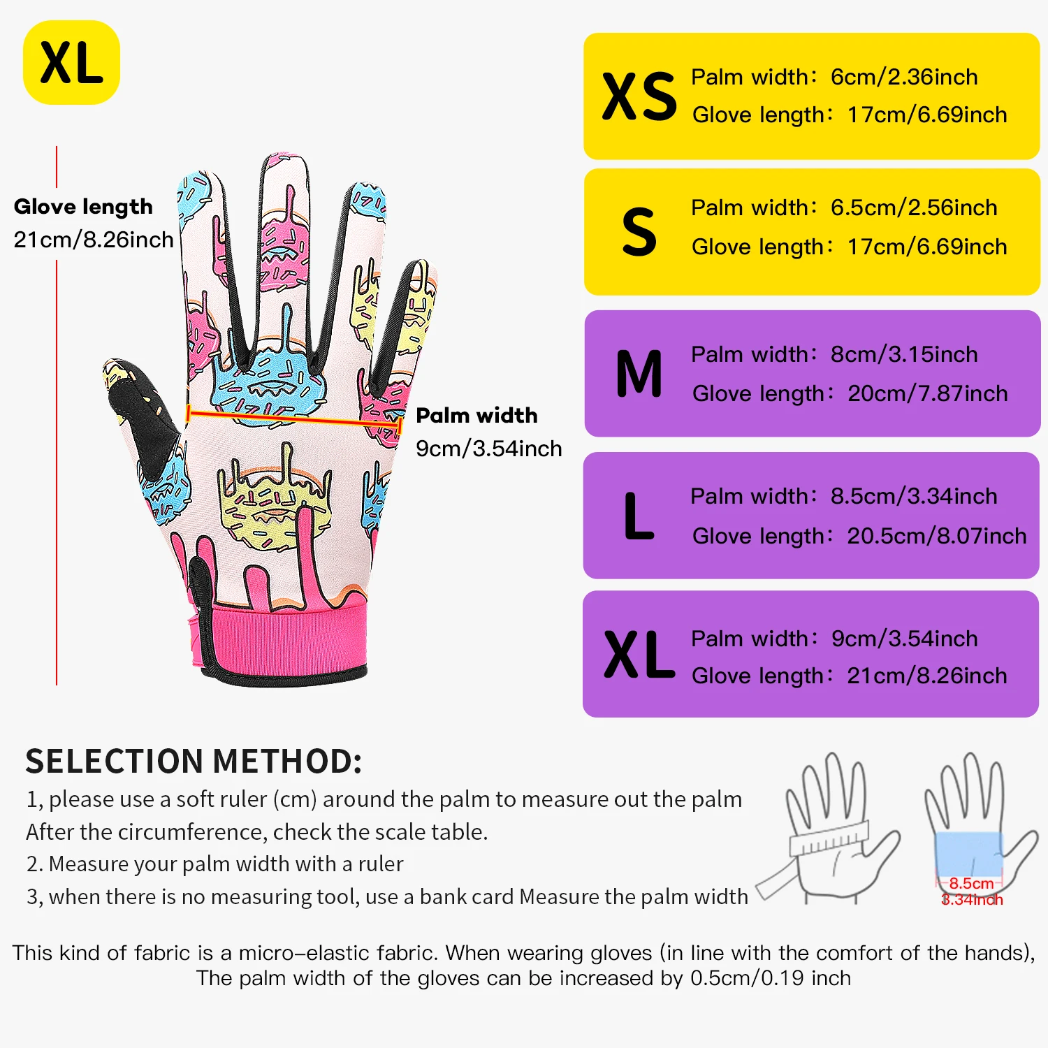 Cycling Gloves Touchscreen Full Finger Winter Gloves Waterproof Guantes Bike Skiing Motorcycle Riding Mountaineering Camping